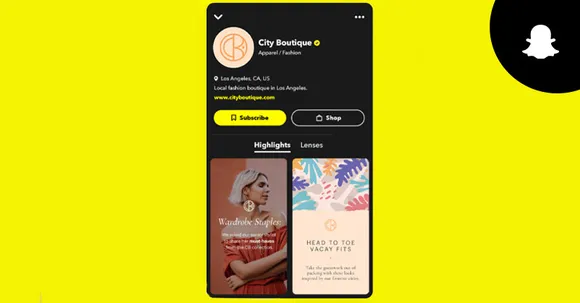 Snapchat introduces public profiles for Business Account