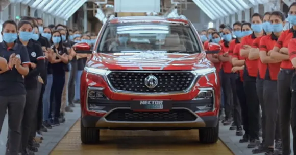 MG Motor India's latest film celebrates 50,000th MG Hector's all women manufacturer crew