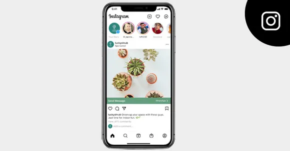 Instagram launches ads that enable users to message businesses on WhatsApp