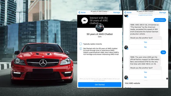 Messenger Chatbot for AMG unveiled on 50th anniversary by Mercedes-Benz