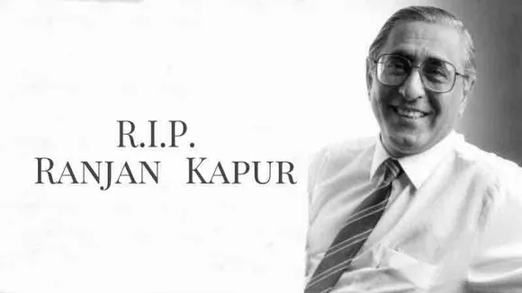 Indian Advertising Legend Ranjan Kapur passes away