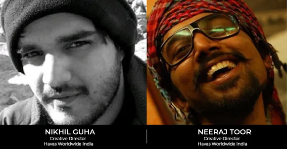 Havas Worldwide India appoints Nikhil Guha & Neeraj Toor as Group Creative Directors