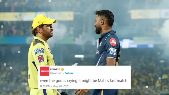 IPL finals: Brands rain with punny creatives on social media