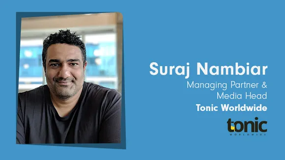 Tonic Worldwide ropes in Suraj Nambiar to lead operations in South