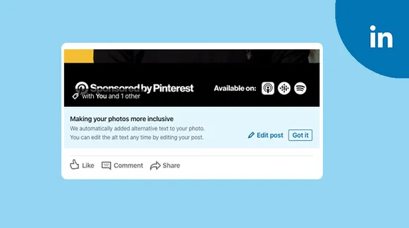 LinkedIn introduces auto-generation of image alt-text