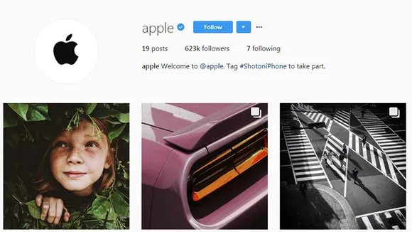 Some observations from Apple's Instagram debut this month
