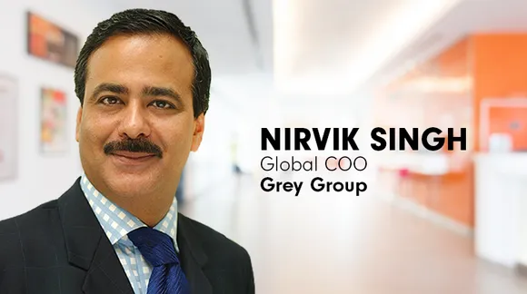 Nirvik Singh elevated to Global COO role at Grey Group