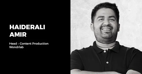 Wondrlab appoints Haiderali Amir as Head of Content Production