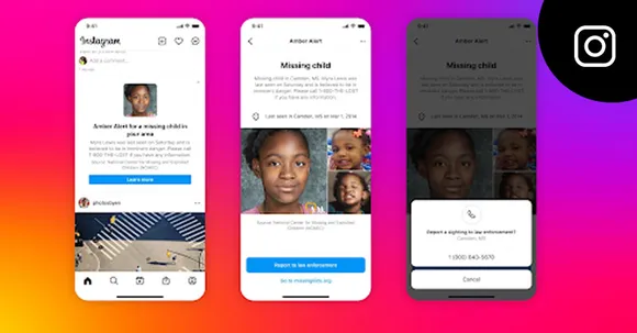 Instagram launches 'AMBER Alerts' to help look for missing children