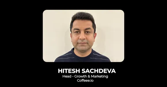Coffeee.io appoints Hitesh Sachdeva as Head of Growth & Marketing