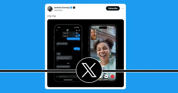 X (formerly Twitter) set to launch audio and video call
