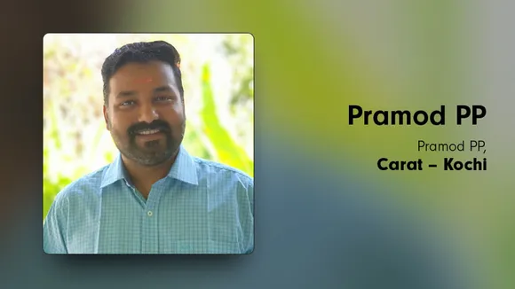 Carat India elevates Pramod PP to Senior Business Director, Carat – Kochi