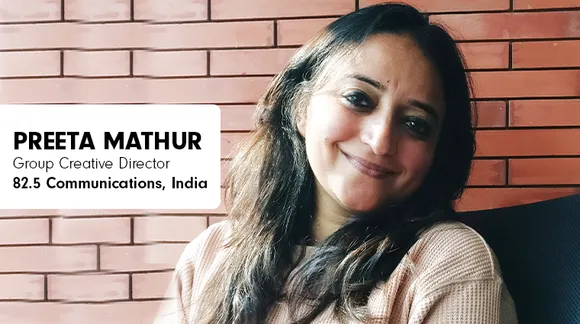 Preeta Mathur to be Group Creative Director at 82.5 Communications