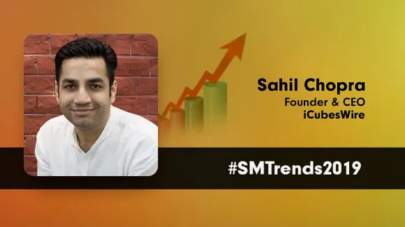 #SMTrends2019: 75% leading businesses are strategising to use chatbots by end of 2019: Sahil Chopra, iCubesWire