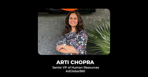 AdGlobal360 onboards Arti Chopra as the Senior VP HR