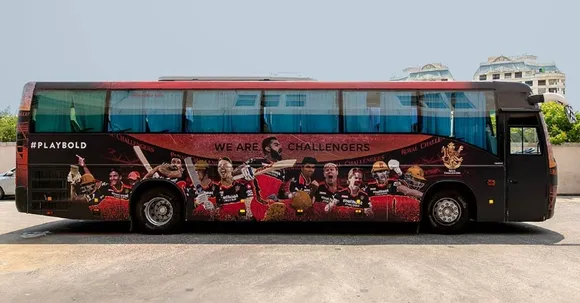 IPL team buses: On the move with content creation