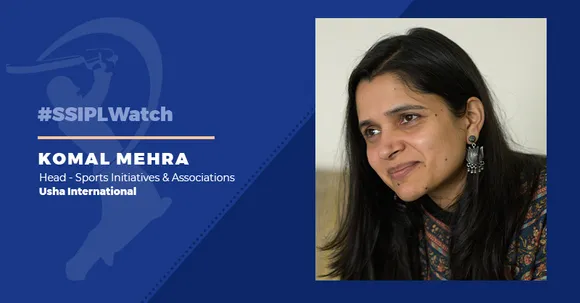 #SSIPLWatch It's more about the purpose & building brand salience than monetary RoI: Komal Mehra, Usha International