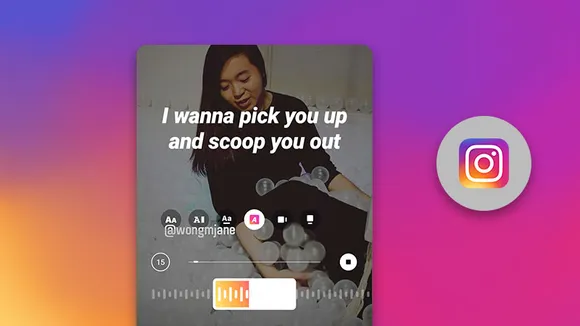 Instagram Lyrics Stickers