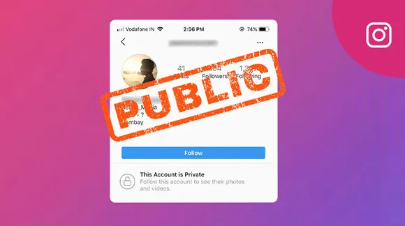 Instagram private accounts posts can be shared publicly