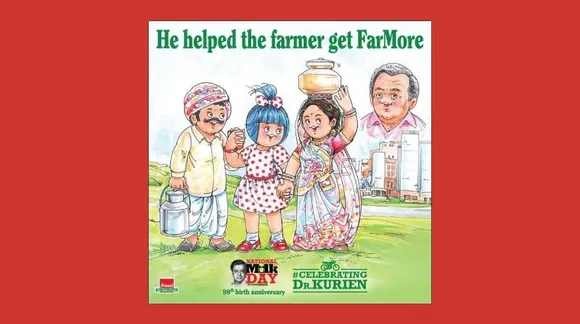 Brands honour Amul founder with National Milk Day creatives