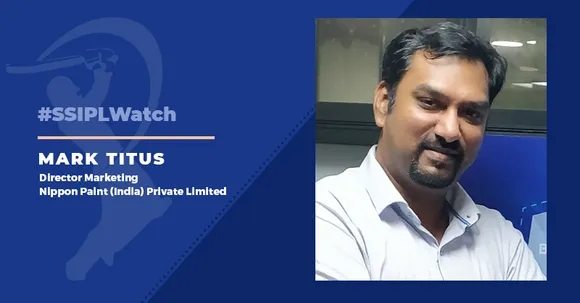 #SSIPLWatch Nippon Paint's Mark Titus on digital marketing strategy for IPL 2020