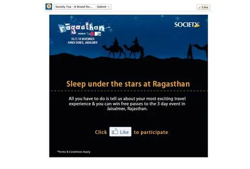Social Media Campaign Review: Society Tea's Ragasthan Campaign