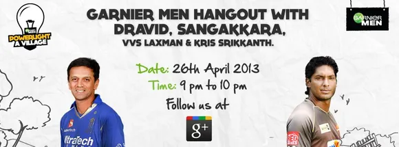 Garnier Men PowerLight Hangout with Rahul Dravid & Kumar Sangakkara