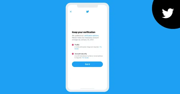 Incomplete or inactive Twitter accounts to now lose their blue verified badge
