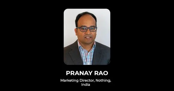 Nothing appoints Pranay Rao as Marketing Director, India