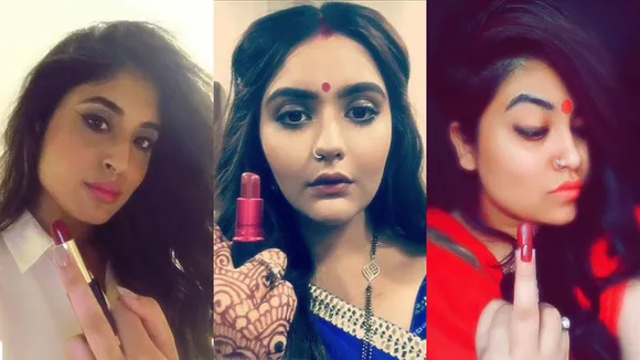 These women are giving a middle finger with their lipsticks for all the right reasons...