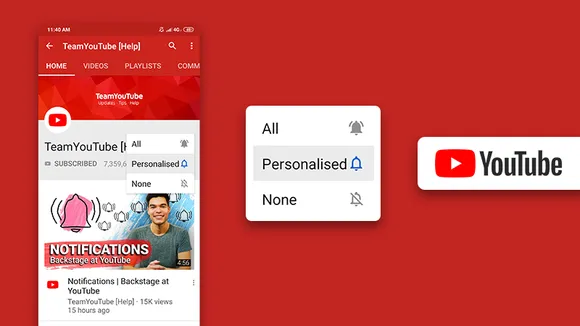 YouTube notifications interface to be more user-friendly