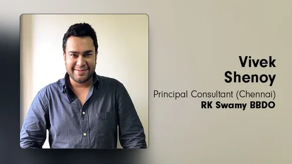 RK Swamy BBDO promotes Vivek Shenoy to Principal Consultant, Chennai branch