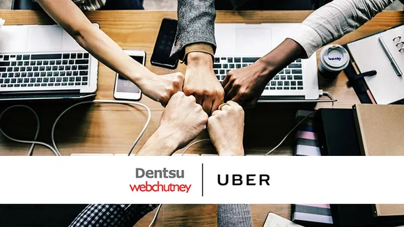 Uber awards digital mandate to Dentsu Webchutney for the India SA region