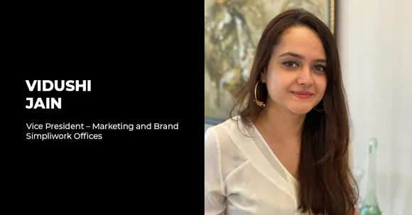Simpliwork Offices appoints Vidushi Jain as Vice President – Marketing and Brand