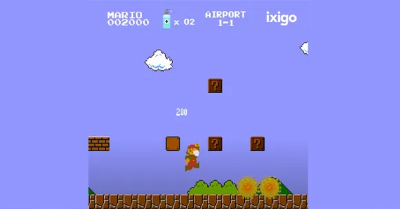 Super Mario enters the advertising universe