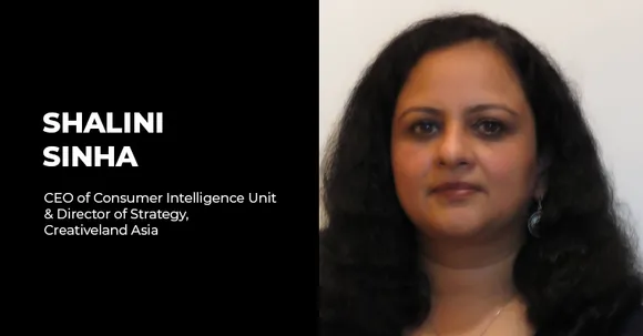 Creativeland Asia appoints Shalini Sinha as CEO, Consumer Intelligence & Director of Strategy