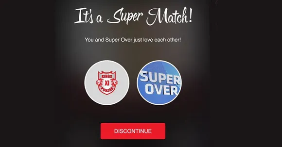 Brand creatives striking the double super over