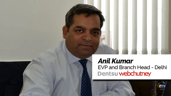 Dentsu Webchutney appoints Anil Kumar as EVP and Branch Head - Delhi