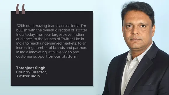Twitter India  appoints Taranjeet Singh as the Country Director for India