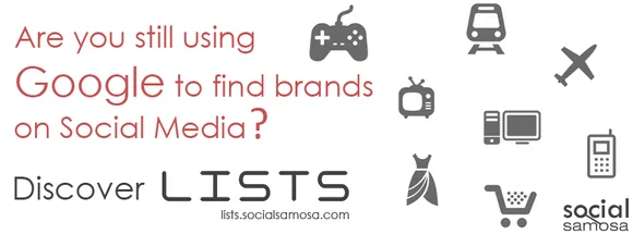 Introducing Social Samosa Lists - One Place to Find the Social Media Profiles of Indian Brands
