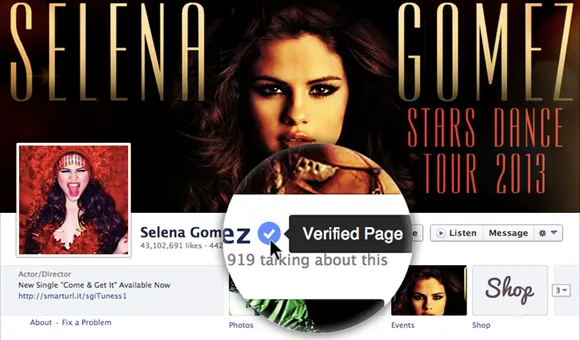 Facebook Launches Verified Profiles and Pages like Twitter!