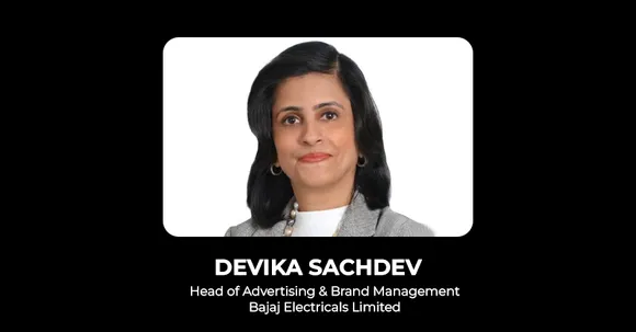 Devika Sachdev joins Bajaj Electricals Limited as Head of Advertising and Brand Management