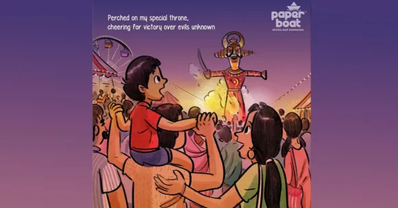 The bold arrow of Dussehra brand creatives 2020