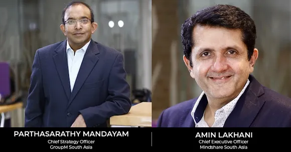 GroupM appoints Parthasarathy Mandayam as Chief Strategy Officer, South Asia; elevates Amin Lakhani as CEO, Mindshare South Asia