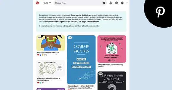 Pinterest outlines initiatives against COVID-19 vaccine misinformation