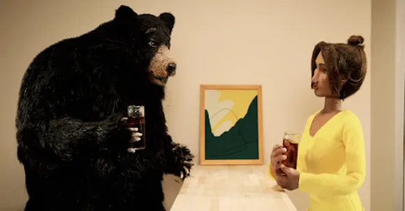 Darkly humorous Wandering Bear cold brew campaign features a smart (yet wild) bear