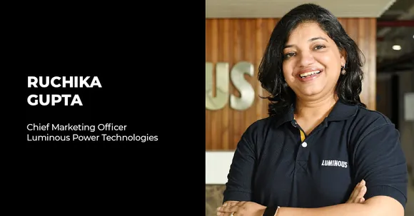 Luminous Power Technologies elevates Ruchika Gupta as Chief Marketing Officer