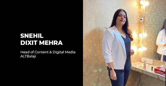Snehil Dixit Mehra joins ALTBalaji as Head of Content and Digital Media
