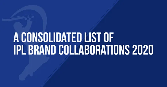 A consolidated list of IPL Brand Collaborations 2020