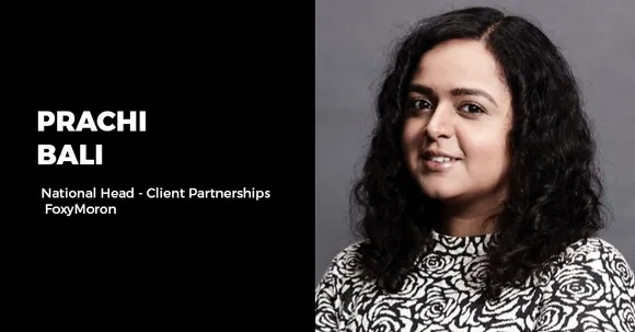 FoxyMoron appoints Prachi Bali as National Head - Client Partnerships